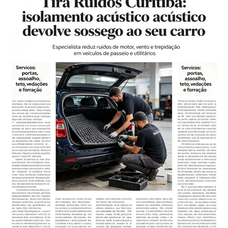 Tira ruidos de carros Curitiba