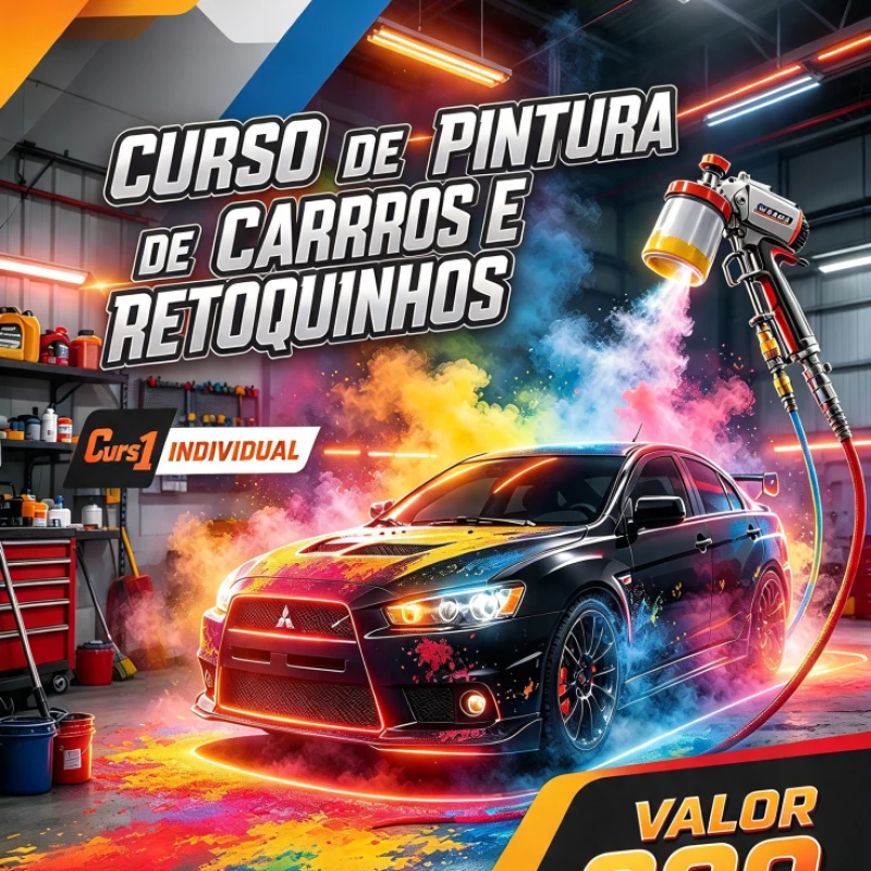 Curso De pintura de veículos Curitiba. 
