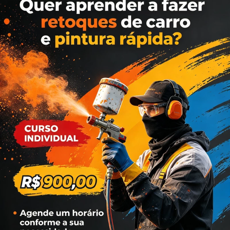 Curso De pintura de veículos Curitiba. 